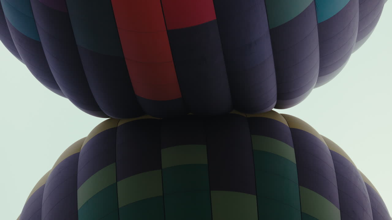 Two Hot Air Balloons in the Sky