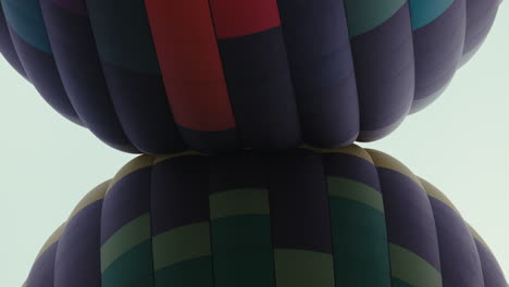 two hot air balloons in the sky