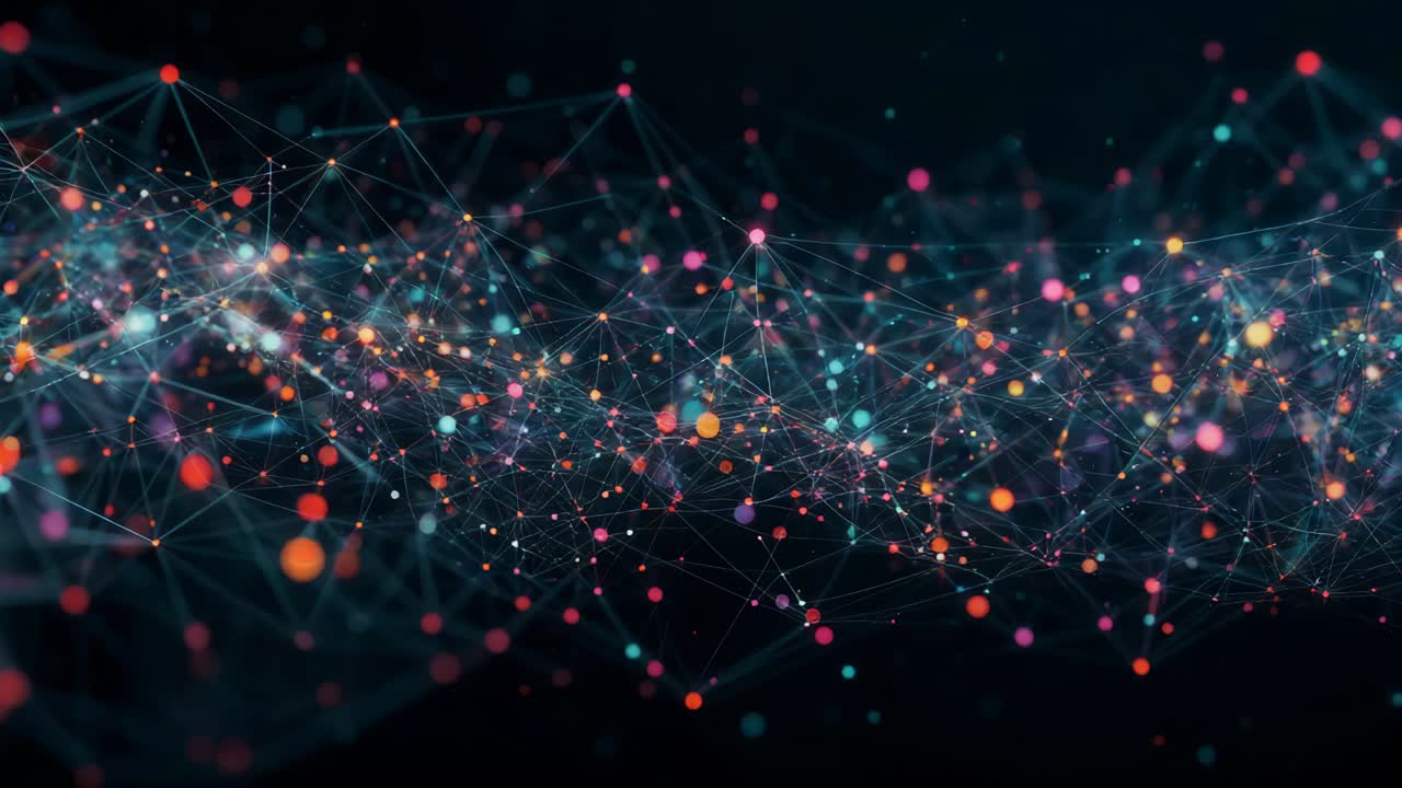 diseño abstracto de la red