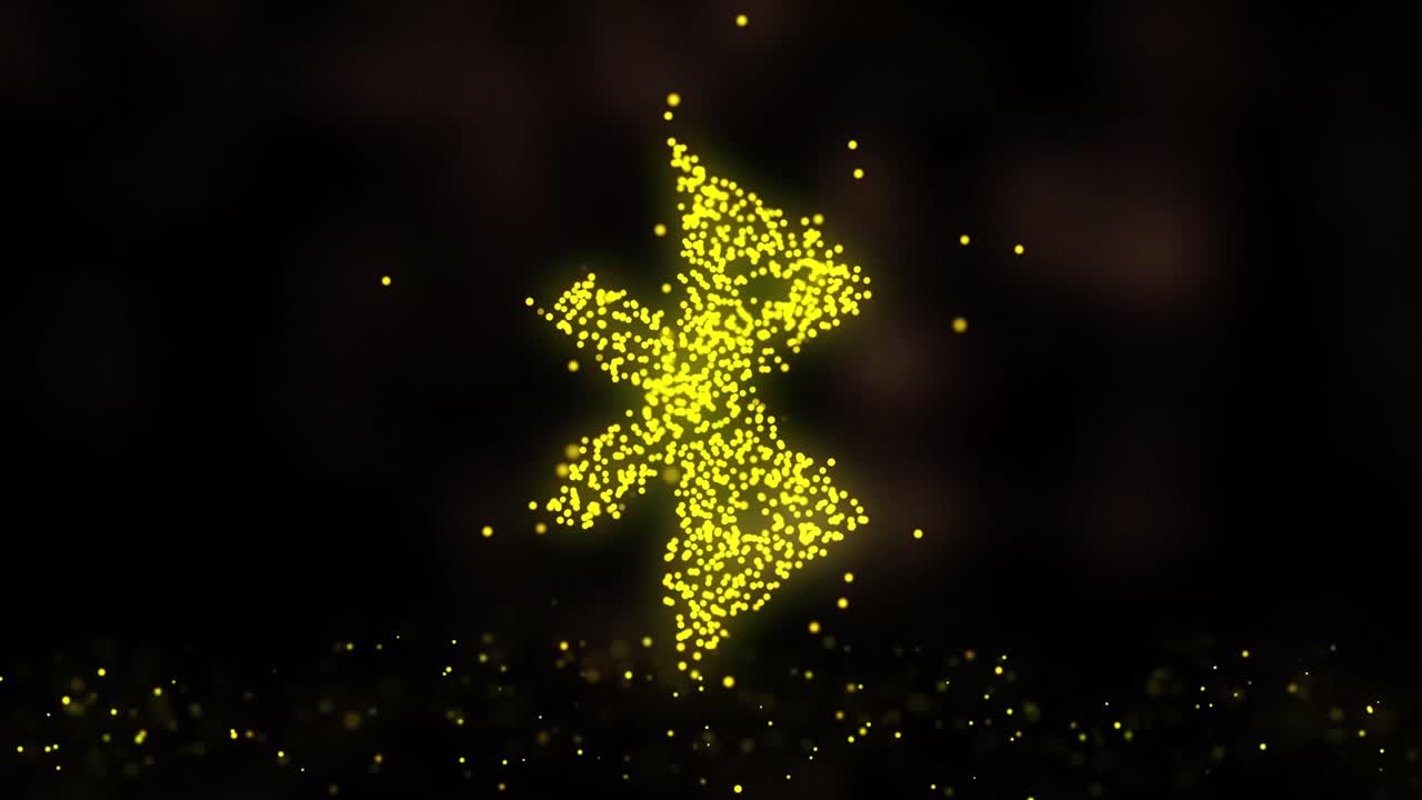 추상적인 블루투스 기호