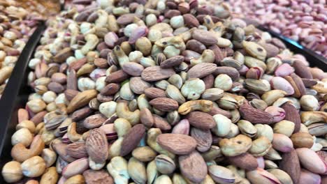 mixed nuts display