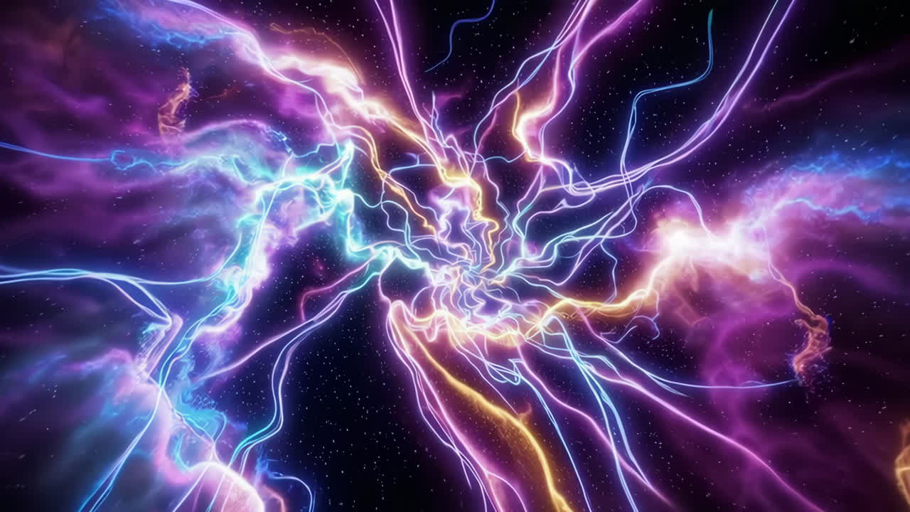 Abstract Cosmic Spiral Nebula