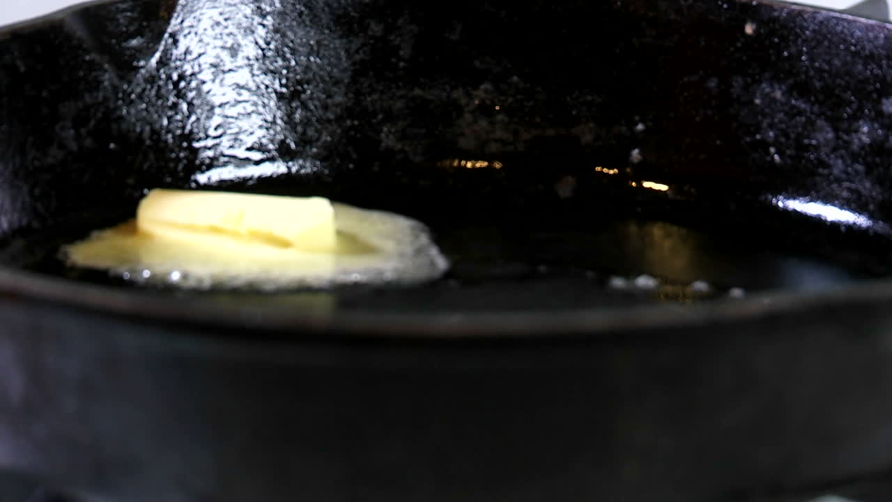 A Tab Of Margarine Containing Trans Fats Melts In A Hot Skillet
