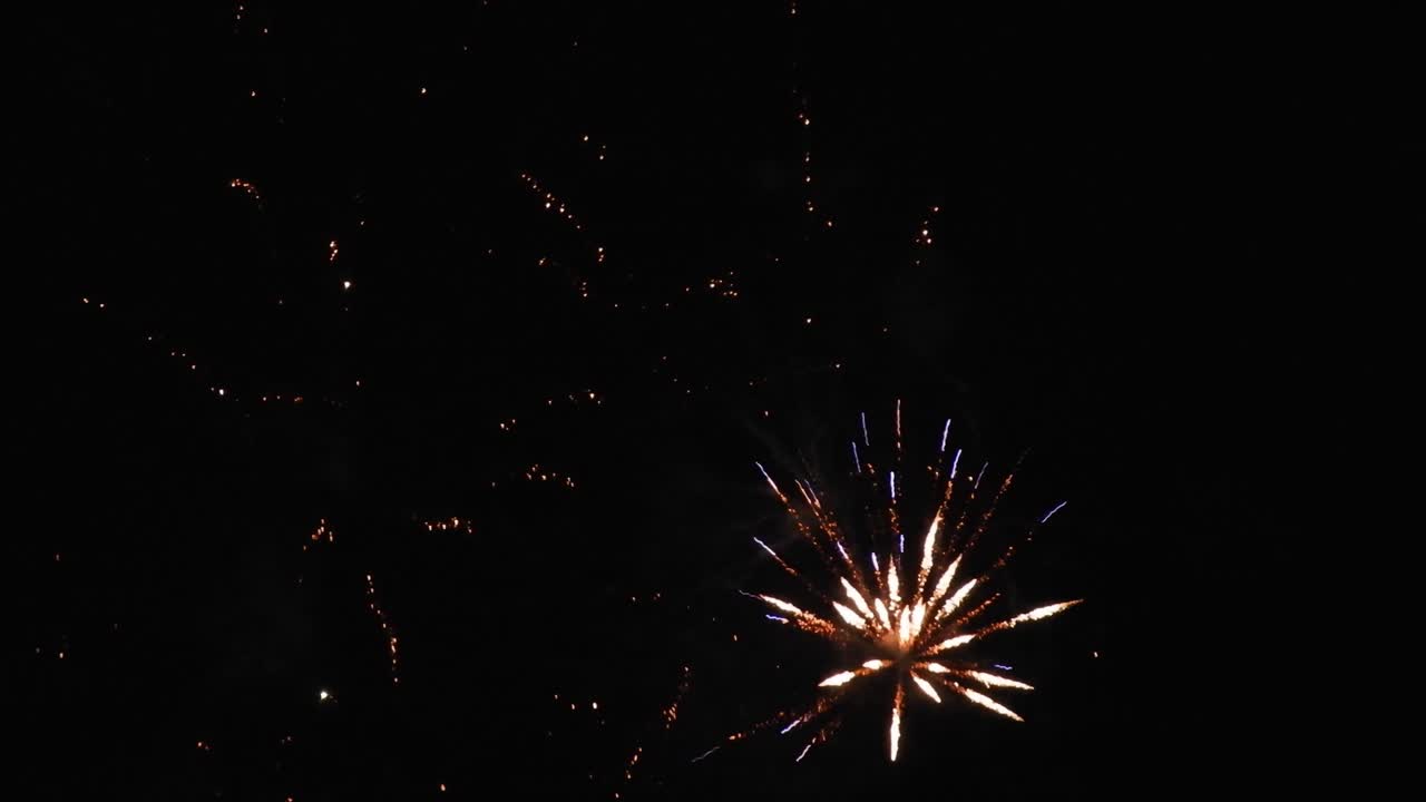 New year's eve fireworks celebration