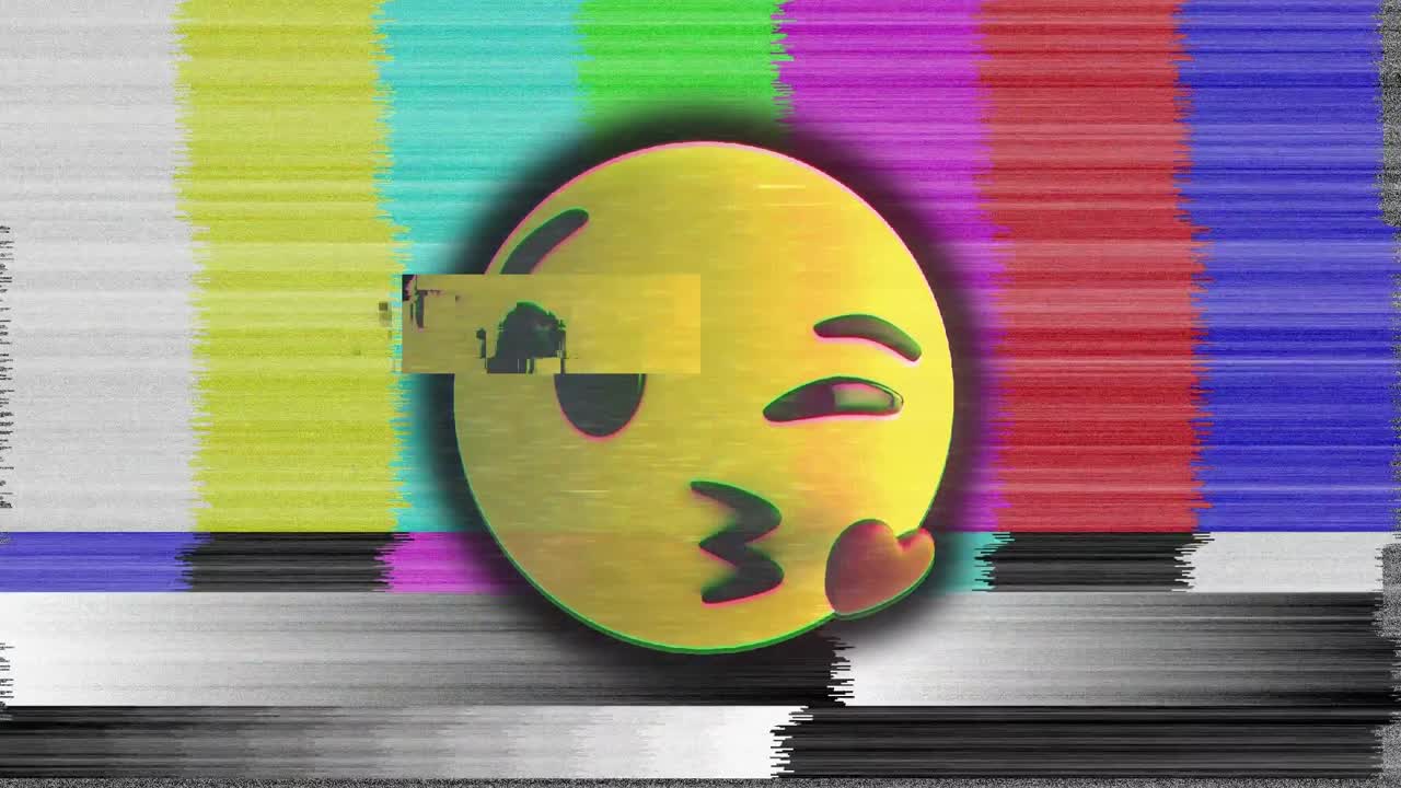 emoticono en la pantalla de prueba