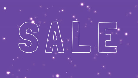 sale-empty-text-on-purple-background