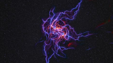 colorful nebula in space