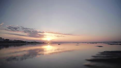 sunset on the coast of muscat, oman