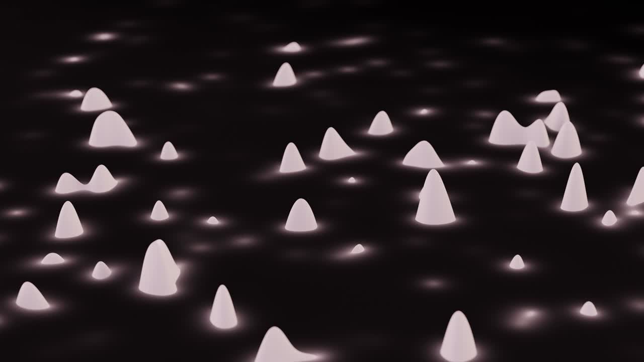 추상적인 검은색과 색의 페로 유체 스타일화 액체 모양