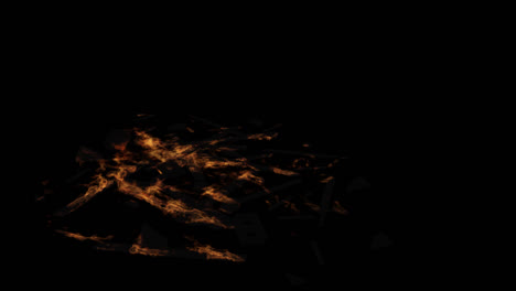 explosión de fuego abstracto