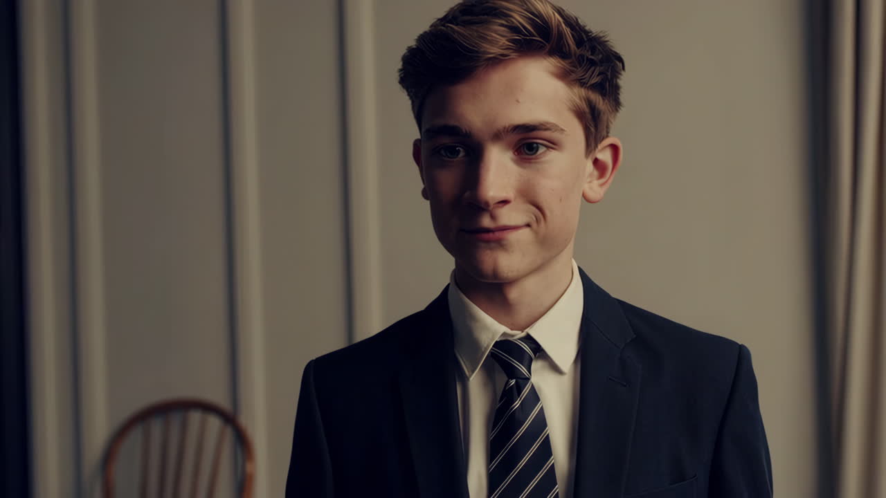 Teenager in Formal Wear