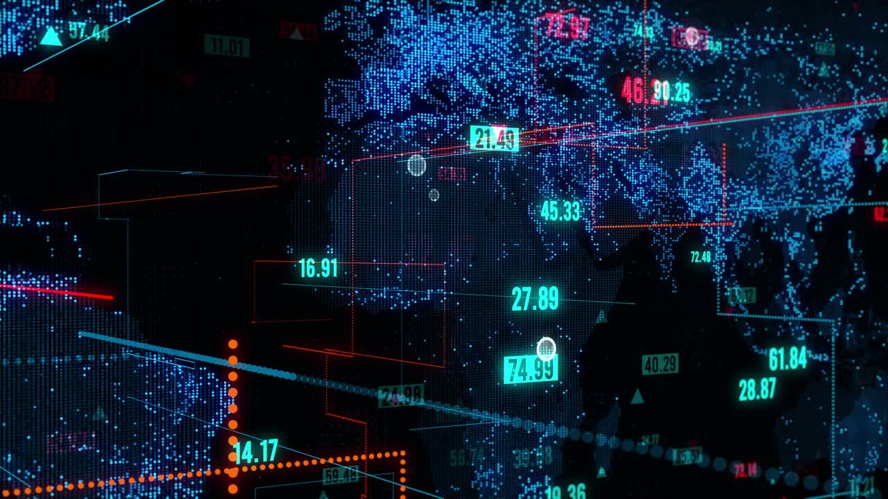 디지털 추상 배경 4k