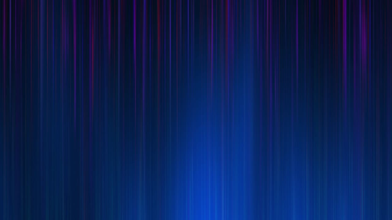 Glowing Blue and Purple Neon Light Beams with Vertical Motion and Futuristic Gradient Effects in a Seamless Abstract Background