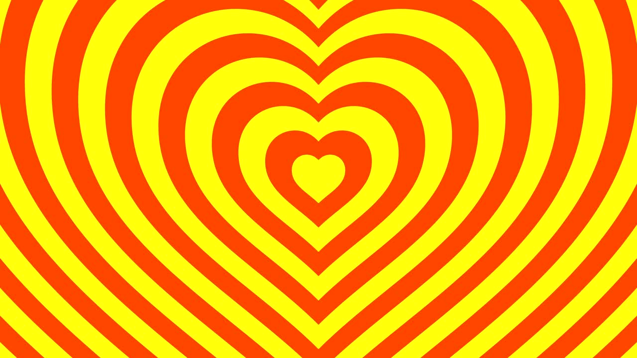 Love hearts background loop valentines day
