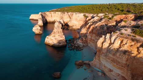 stunning aerial view of coastal cliffs and ocean in portugal