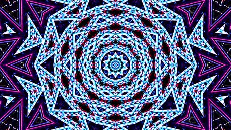 forma de círculo de movimiento de onda de línea, colorido, sobre fondo negro
