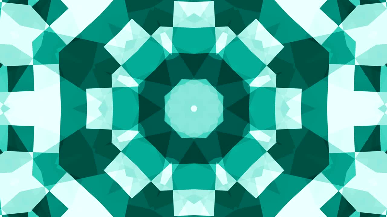 caleidoscopio cubo brillante cuadrado fondo geométrico azul