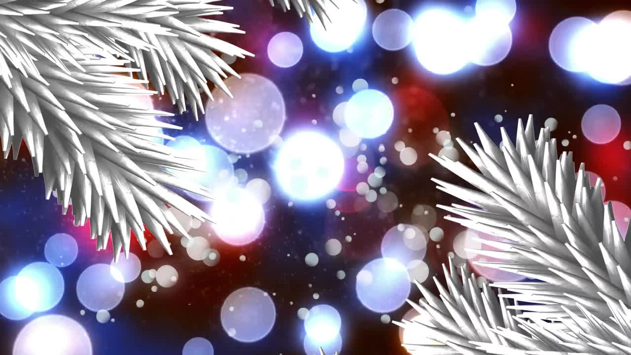 Animation af julepynt over pletter
