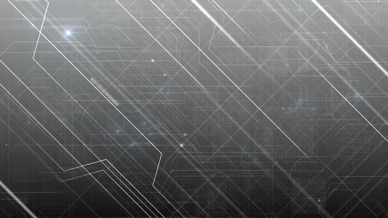 Gray Abstract Hi-Tech Technology Pattern.