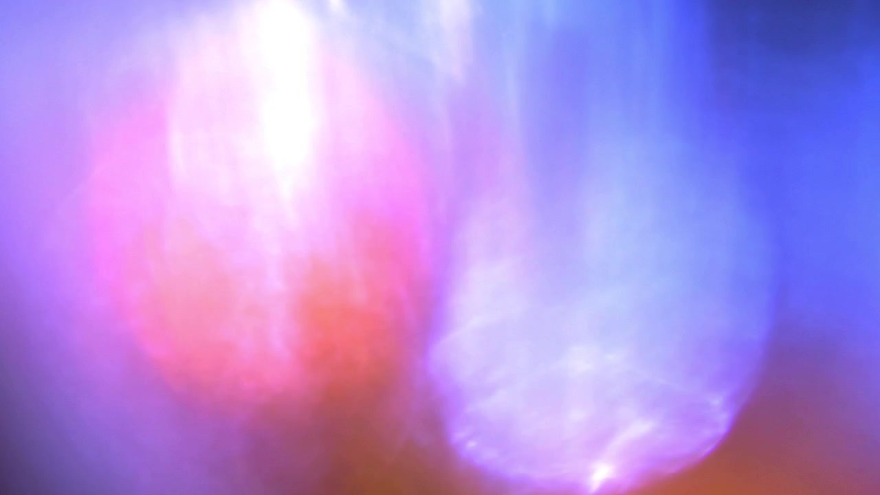 Abstract Light Leaks and Lens Flares in Purple and Orange