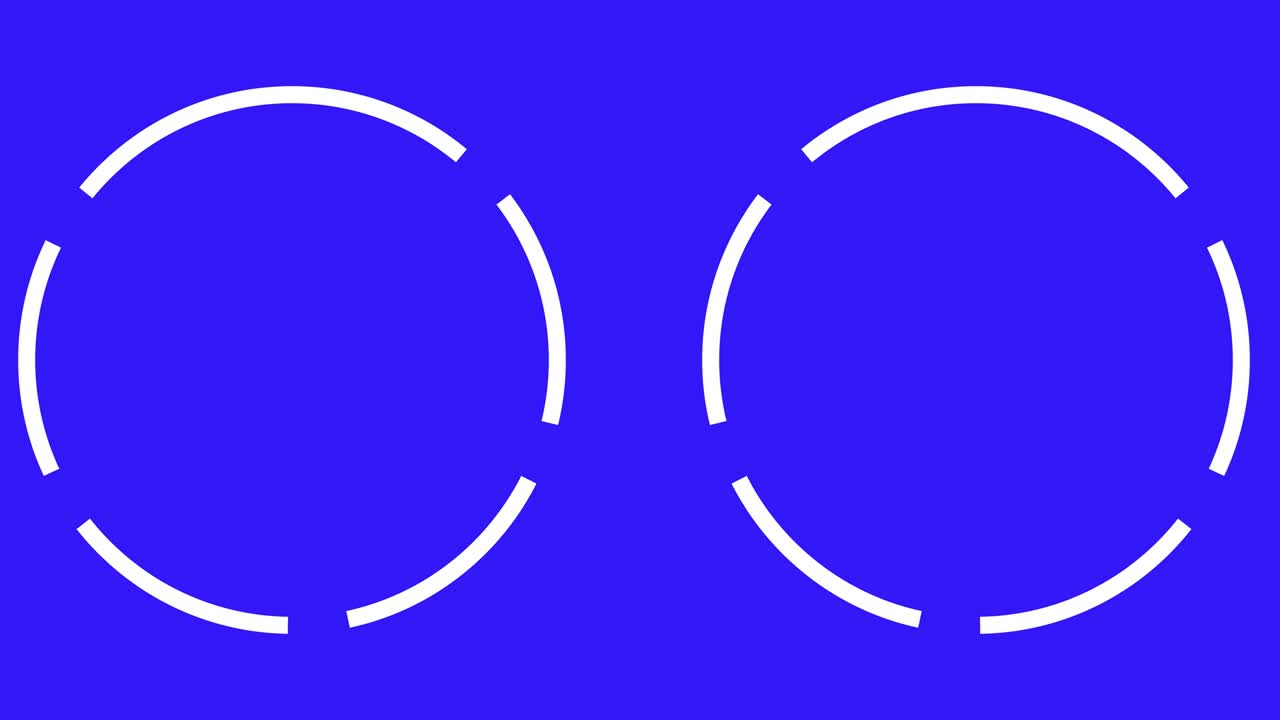 원 회전 스플릿 팝 애니메이션 모션 그래픽