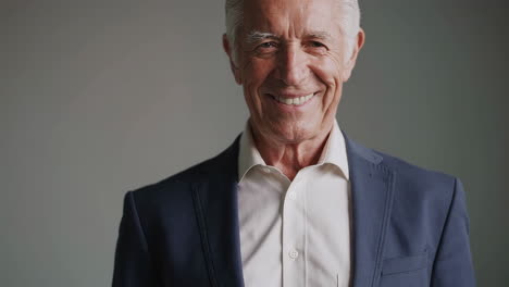portrait of a smiling senior businessman
