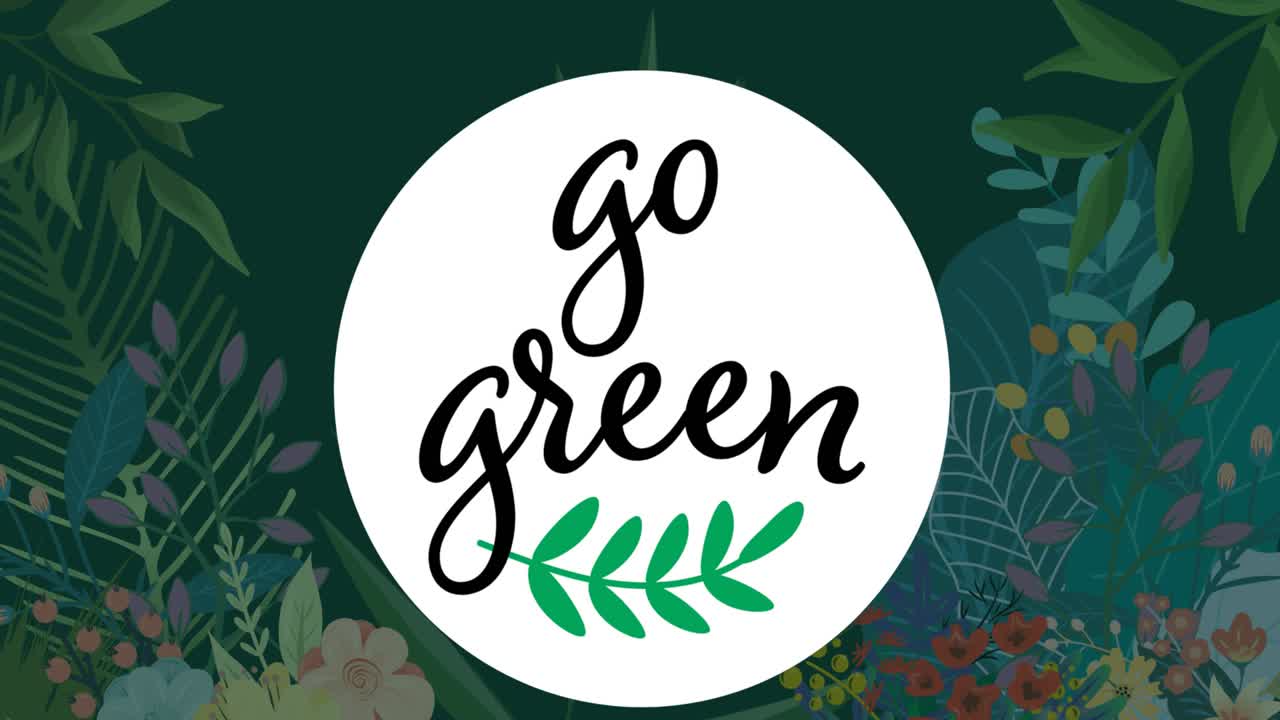 анимация зеленого круга на фоне джунглей