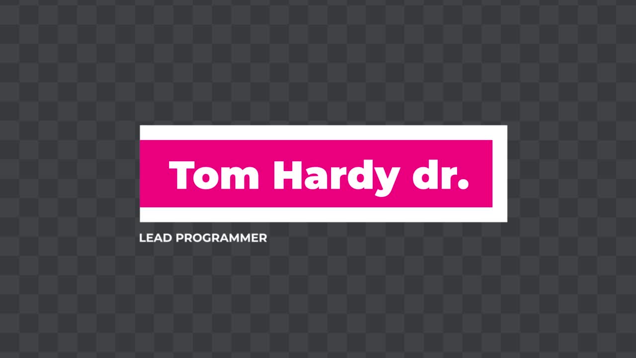 Stylish Lower Thirds 06 Adobe After Effects 2023 Resolution 3840×2160