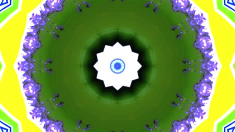 tropical cool kaleidoscope
