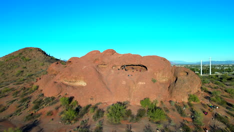 Hole-in-the-Rock--|-Tempe-Arizona---Drone-Scenic