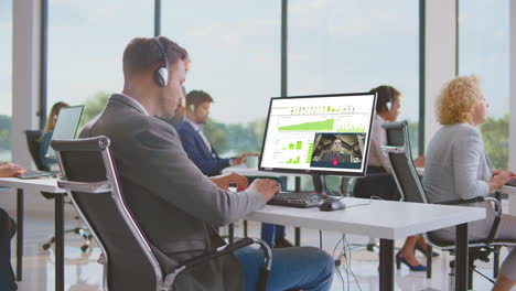 equipo de negocios en una conferencia telefónica