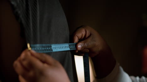 woman working at the tailor shop