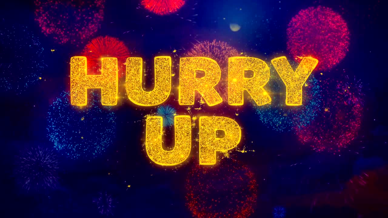 화려한 불꽃놀이 폭발 입자에 대한 텍스트를 서둘러.