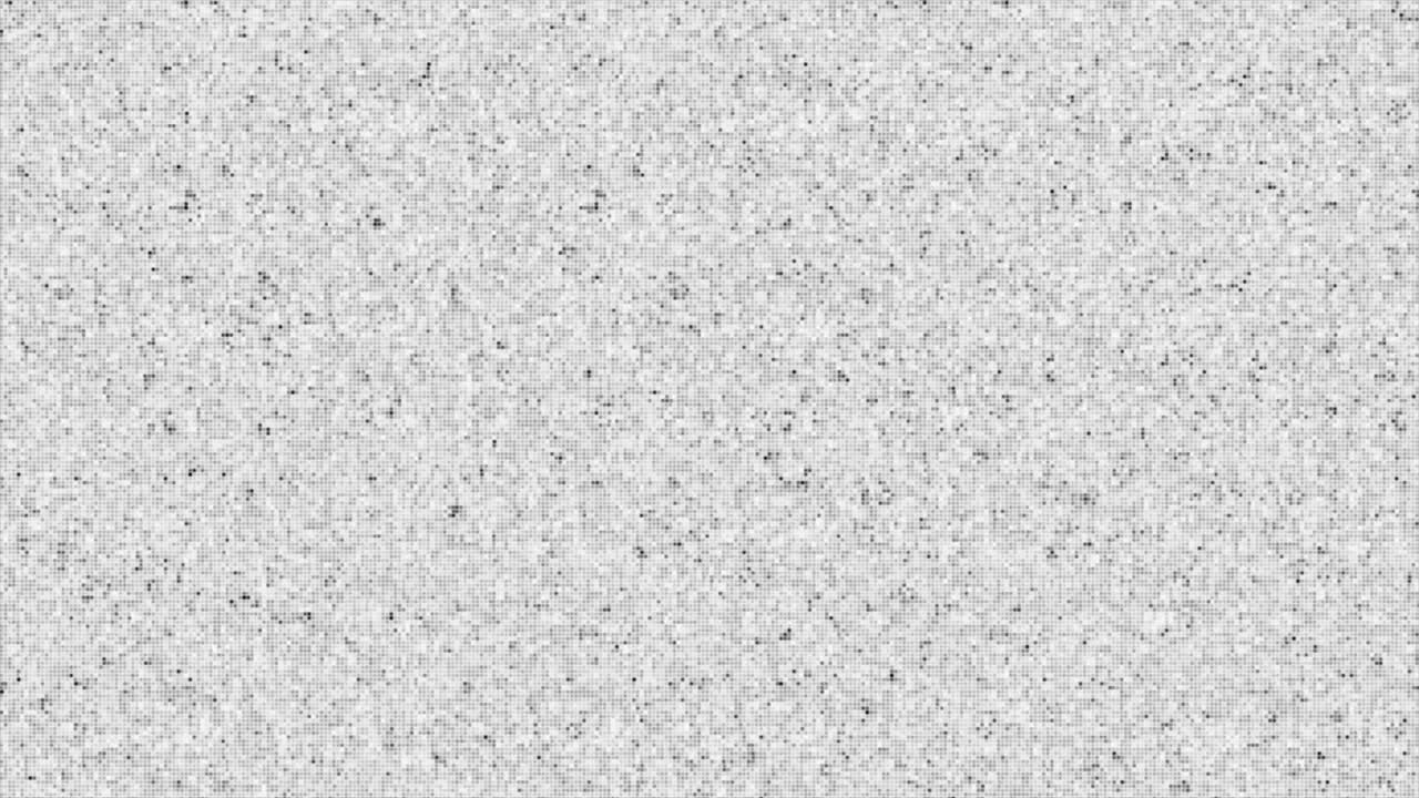 Image noise, static or pixelated pattern