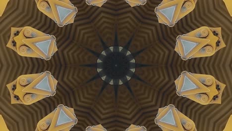 unique and beautiful abstract kaleidoscope texture design