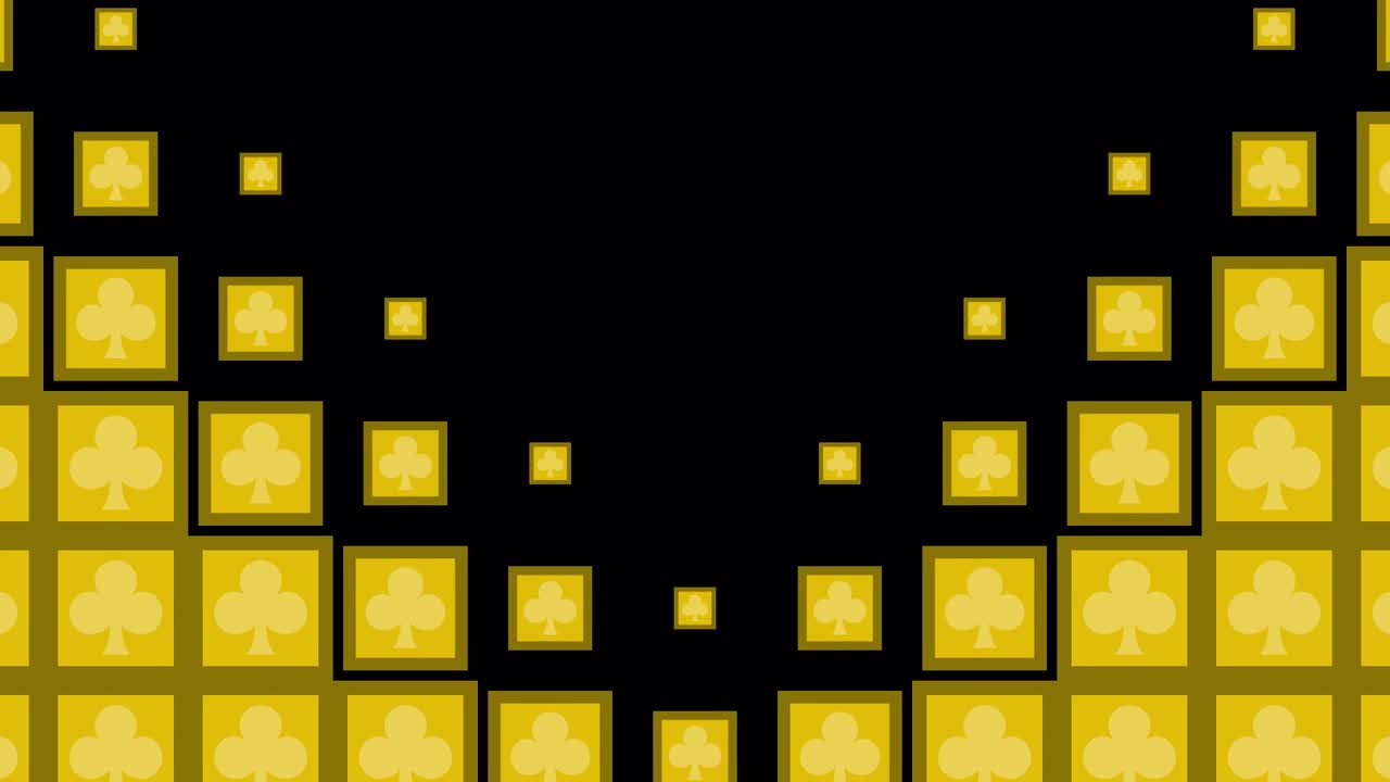 Geometric Pattern with Clubs