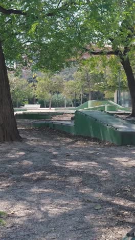 skatepark in a city park