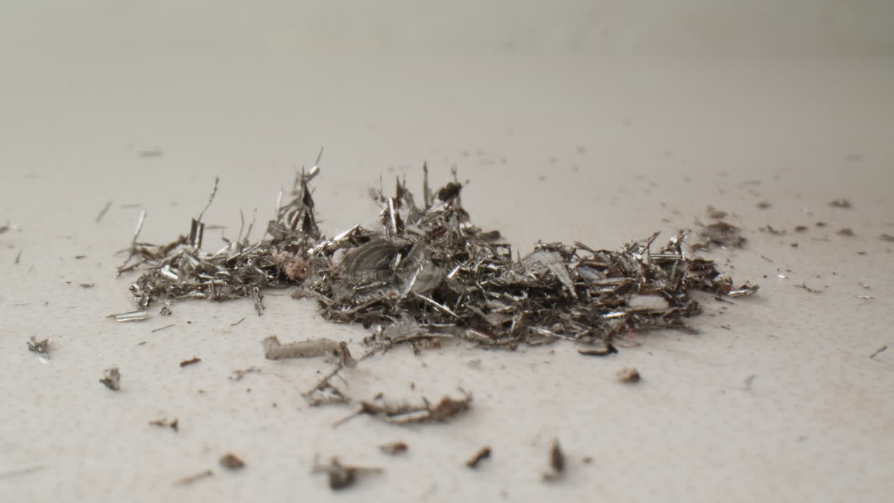 금속 조각 어리