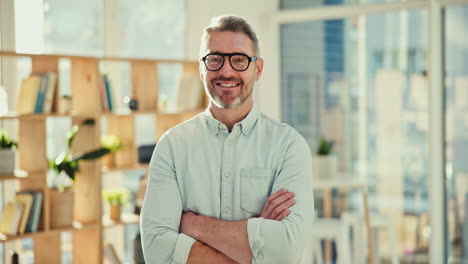 Smile,-arms-crossed-and-professional-with-business