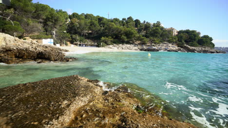 less known entrance to hidden cala mondrago mallorca