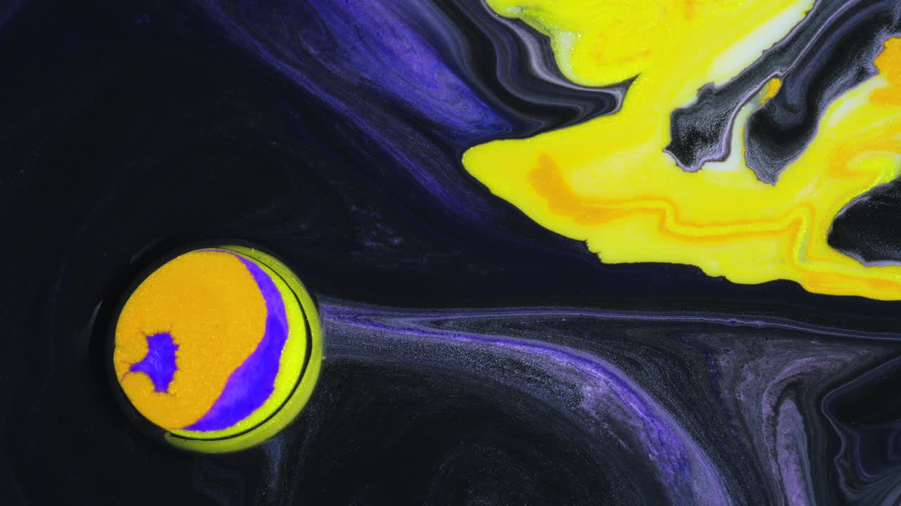 arte fluido abstracto con colores vívidos