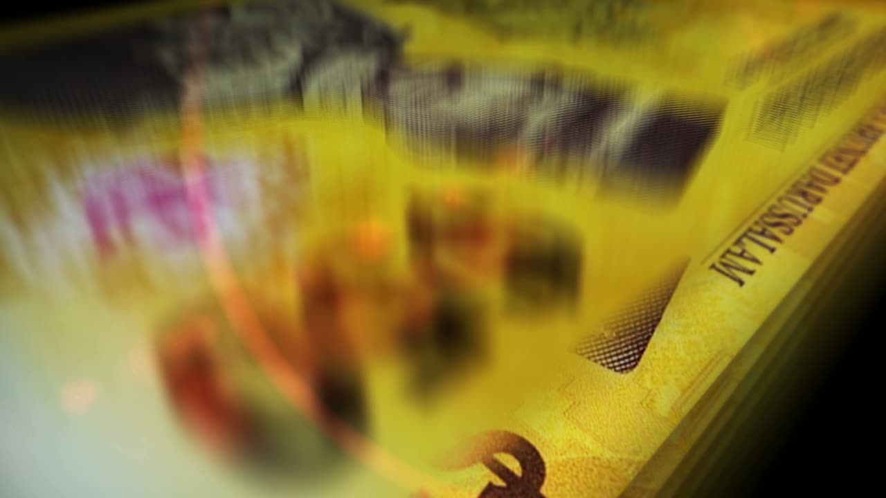 dólar de brunei dinero contando bucle sin fisuras