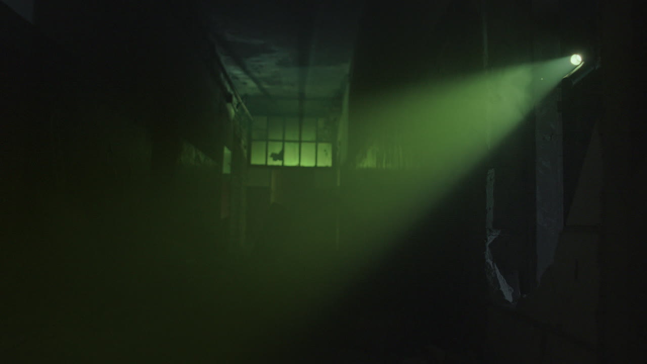 Abandoned Hallway at Night