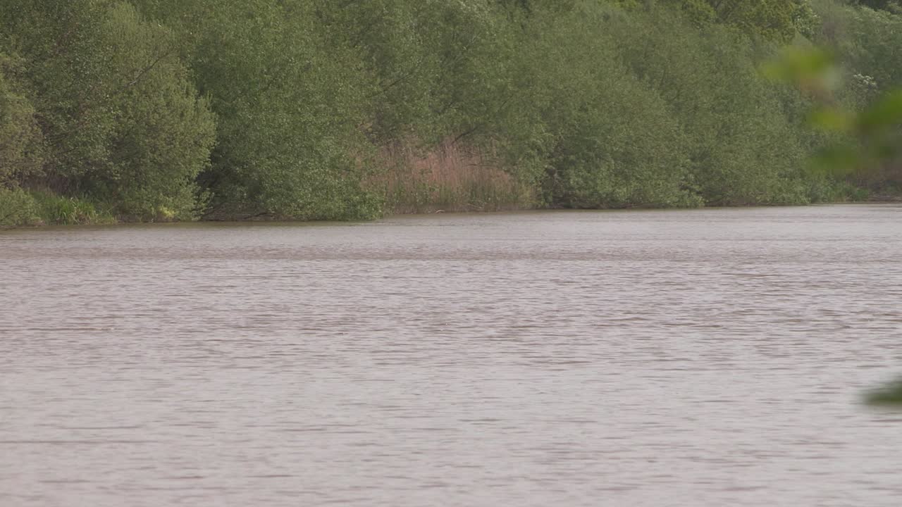 Nærbillede af Götakanalen i Sverige