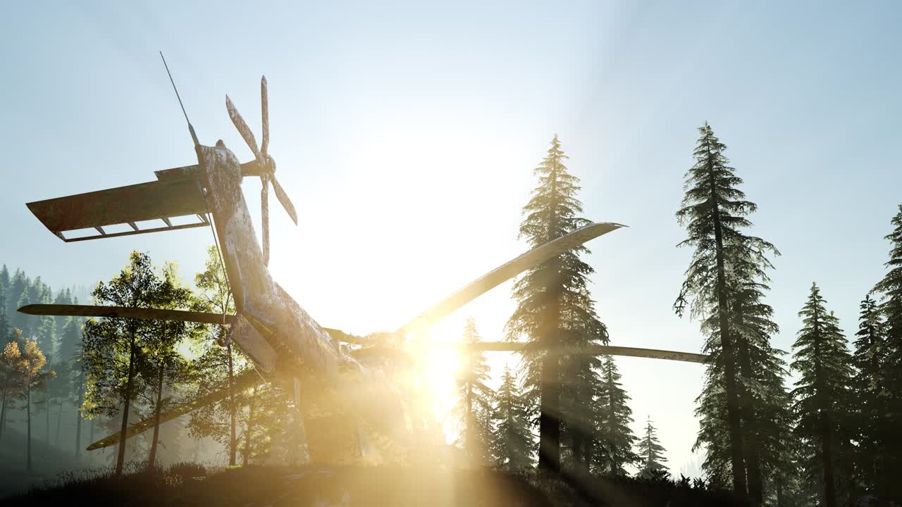 старый ржавый военный вертолет