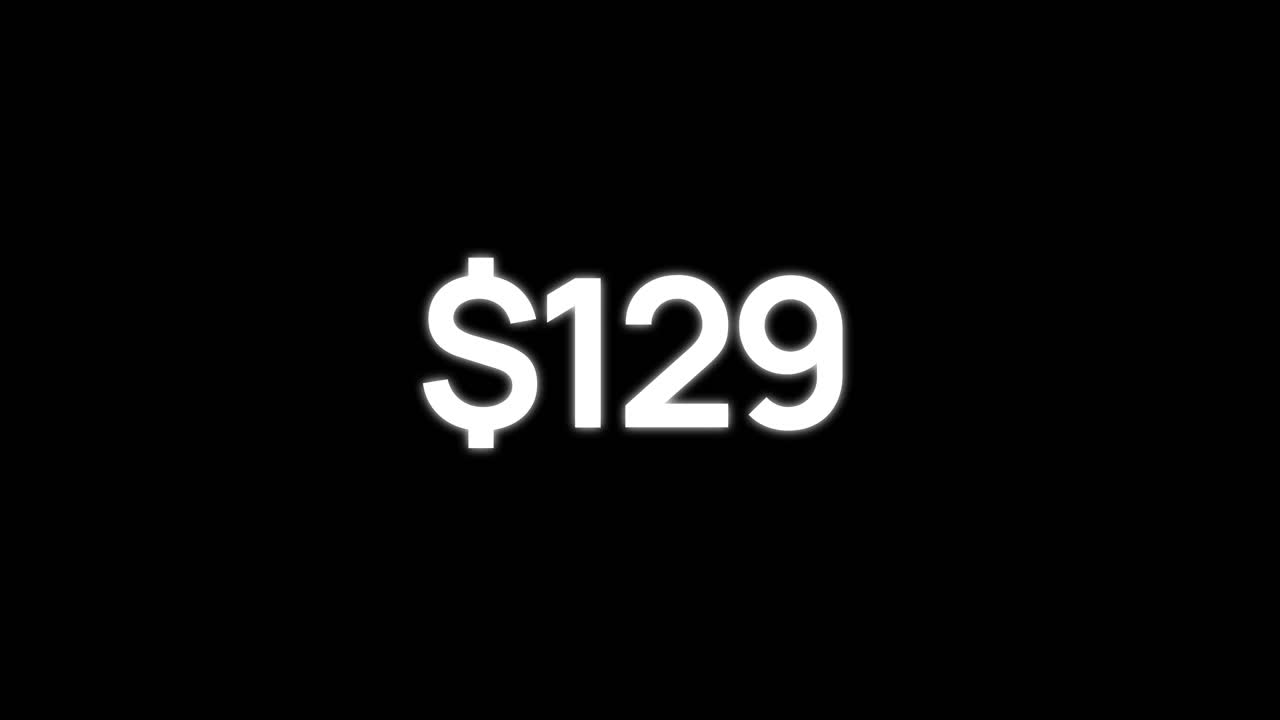 Digital Money Counter Animation Showing Rising Dollar Amount