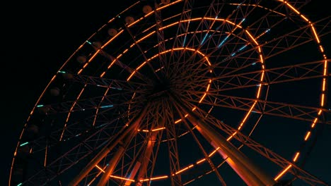 ferris wheel lights at night