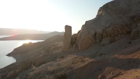 Sendero-Life-On-Mars-Trail-Ubicado-Cerca-De-Novalja,-Condado-De-Licko-Senj,-Croacia