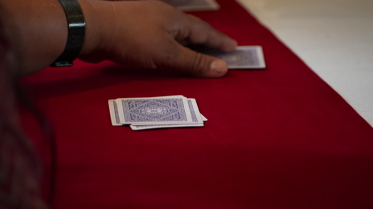 One woman gave the card for playing on a cruise in Singapore poker