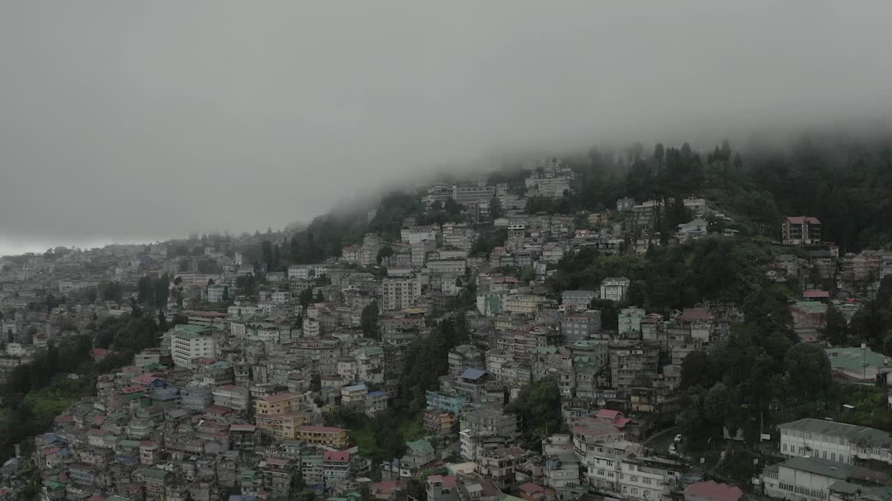 aerial view of the city of the capital of the state of India